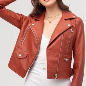 NWT Rust moto jacket ❤️